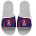 Youth ISlide White Los Angeles Angels Tie Dye Slide Sandals