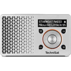 TechniSat DigitRadio 1 Tragbar Digital Orange, Silber