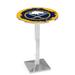 Holland Bar Stool NHL 30" Pedestal Dining Table Metal in Gray | 42 H x 30 W x 30 D in | Wayfair L217C4228BufSab