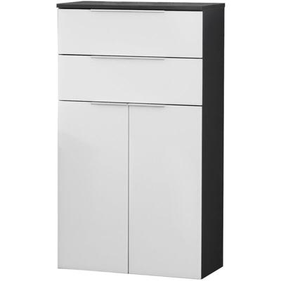 Doppel-Midischrank kara / Badschrank mit Soft-Close-System / Maße (b x h x t): ca. 61 x 107 x 32 cm