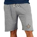 Men's Concepts Sport Gray New Orleans Saints Mainstream Terry Shorts