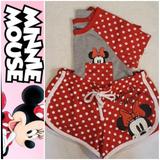 Disney Intimates & Sleepwear | Disney 2pc Pajama Set. Womens Size: Medium | Color: Red/White | Size: M