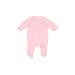 Just One Year by Carter's Long Sleeve Outfit: Pink Bottoms - Kids Girl's Size Small