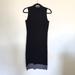 Athleta Dresses | Athleta Merino Wool Knit Dress Black Grey | Color: Black/Gray | Size: S