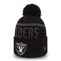 New Era Oakland Raiders Beanie NFL 2017 Black Collection Black - One-Size