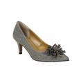 Women's Tacith Pump by J. Renee in Pewter Dance Glitter (Size 7 1/2 M)