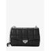 Michael Kors SoHo Extra-Large Quilted Leather Shoulder Bag Black One Size