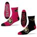 Men's For Bare Feet Ottawa Senators 2-Pack Team Quarter-Length Socks