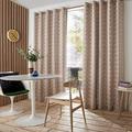 Orla Kiely Linear stem latte eyelet curtains, curtain size: width 228 cm (90 inches) x drop 183 cm (72 inches)