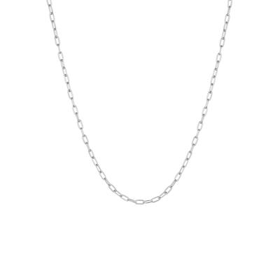 KUZZOI - Herren Gliederkette Oval Basic Fein 925 Silber Herrenschmuck 1 ct