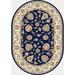 Blue/White 114 x 79 x 0.43 in Indoor Area Rug - Dynamic Rugs Ancient Garden Floral Blue/Beige Area Rug Polypropylene | Wayfair ANOV71057365346