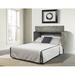 Pyper Marketing LLC Bristol Queen Storage Murphy Bed w/ Mattress & Power Outlets Wood in Gray/Black | 49 H x 64 W x 81 D in | Wayfair 543-20-Grey