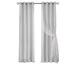 Harriet Bee Merri Polka Dots Room Darkening Grommet Single Curtain Panel Polyester in Gray | 95 H in | Wayfair B76ED8EF98C74DDFAA1D9E79EA2625D7