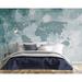 Isabelle & Max™ Chicago Peel & Stick World Map Geometric Removable Wallpaper Vinyl in Gray/White | 204 W in | Wayfair