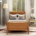 Harriet Bee Esmund Twin Platform Bed Wood in Brown | 35.5 H x 41.3 W x 81.4 D in | Wayfair A7A1342234D049BCBCE80CA0364BF4B3