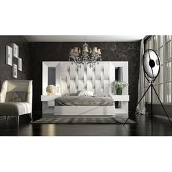 Hispania Home London Bedroom Set 5 Pieces Upholstered in White | Wayfair BEDOR35-SET5M