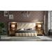 Hispania Home London Bedor110 Bedroom Set 3 Pieces Upholstered in Brown | King | Wayfair BEDOR110-SET3K