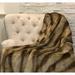 Plutus Brands Sheared Chinchilla Luxury Blanket Faux Fur | 114 W in | Wayfair PBSF1418-114x120