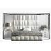 Hispania Home London Standard Bed Upholstered/Faux leather in Black | 61 H x 135 W x 83 D in | Wayfair BEDOR102-KHG