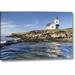 Breakwater Bay 'Washington, San Juan Ils Patos Island Lighthouse' Photographic Print on Wrapped Canvas in Blue/Gray | 16 H x 24 W x 1.5 D in | Wayfair