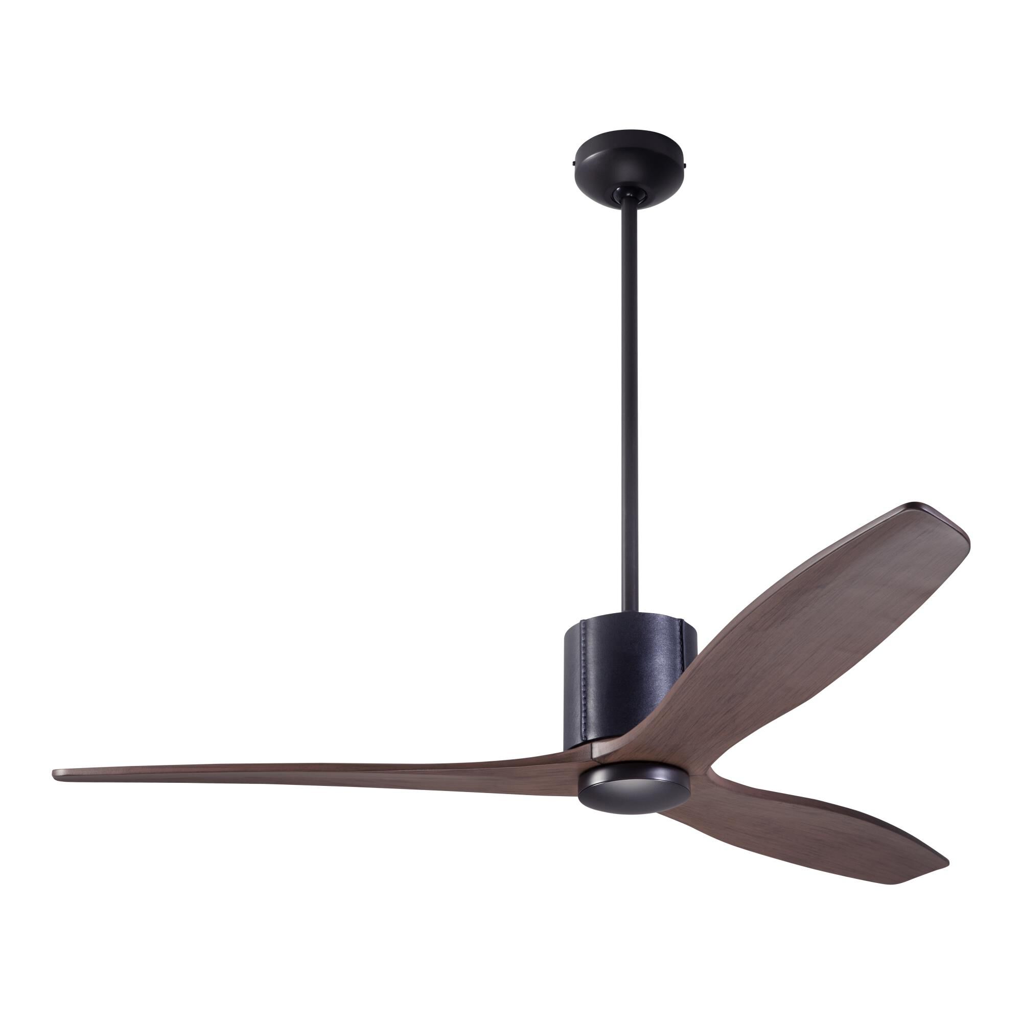 Modern Fan Company Leatherluxe 54 Inch Ceiling Fan - LLX-DBBK-54-MG-NL-CC