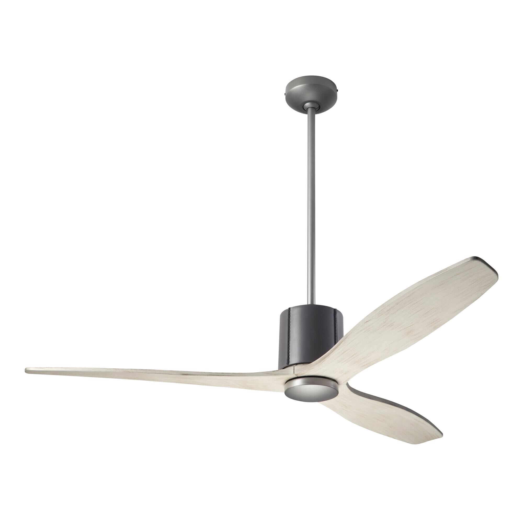 Modern Fan Company Leatherluxe 54 Inch Ceiling Fan - LLX-GTGY-54-WW-NL-CC