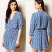 Anthropologie Dresses | Anthropologie | Maeve Blue Aztec Galen Dress | Color: Blue/White | Size: Xs