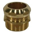 Jones Stephens 1-1/2 In. MIP x 1-1/2 In. Slip Waste Connector Fitting in Brass in Yellow | 2.5 H x 1.75 W x 1.5 D in | Wayfair T76150