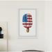 Marmont Hill 'American Flag Popsicle' Framed Print Paper | 18 H x 12 W x 1.5 D in | Wayfair MH-AMERFO-35-WFPFL-18
