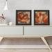 Fleur De Lis Living Bold & Sassy - 2 Piece Picture Frame Print Set on Paper in Orange | 25.5 H x 40.5 W x 1 D in | Wayfair