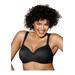 Plus Size Women's Amazing Shape Balconette Underwire Bra US4823 by Playtex in Black (Size 38 C)