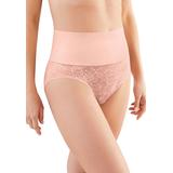 Plus Size Women's Tame Your Tummy Brief by Maidenform in Pink Pirouette (Size XL)