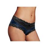 Plus Size Women's Cheeky Lace Hipster by Maidenform in Navy Black (Size 6)