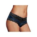 Plus Size Women's Cheeky Lace Hipster by Maidenform in Navy Black (Size 7)