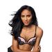 Plus Size Women's Love the Lift Push Up & In Demi Bra by Maidenform in Black Peach Lace (Size 38 D)