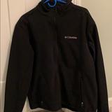 Columbia Jackets & Coats | Columbia Fleece/Nylon Heavy Jacket. Size L | Color: Black | Size: L