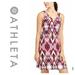 Athleta Dresses | Athleta Ikat Printed Santorini V-Neck Dress Medium | Color: Pink/Purple | Size: M