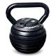 ISOGYM Adjustable Kettlebell 3-18kg Kettlle Bell Weight Set (Quick Safe Locking Mechanism) 7+ Selectable Weight Selections