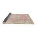 Brown/Pink 96 x 0.35 in Indoor Area Rug - Bungalow Rose Aykeg Oriental Beige/Brown/Pink Area Rug Polyester/Wool | 96 W x 0.35 D in | Wayfair