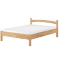 Erst-Holz Breites Einzelbett Holzbett Buche 120x200 Bettgestell mit Matratze und Rollrost 60.73-12M