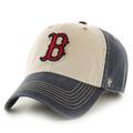 Men's '47 White/Navy Boston Red Sox Yosemite Freshman Clean Up Adjustable Hat