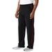 Men's Big & Tall French Terry Snow Lodge Sweatpants by KingSize in Black (Size 2XL)