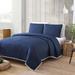 Dakota Fields Kailyn Quilt Set Polyester/Polyfill/Cotton in Blue/Navy | Full/Queen Quilt + 2 Standard Shams | Wayfair