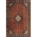 Brown/Orange 108 x 96 W in Indoor Area Rug - Bloomsbury Market Zaffelare Traditional Brown/Beige/Orange Area Rug Polyester/Wool | Wayfair