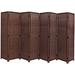 Bayou Breeze Akridge 71" H Solid Wood Folding Room Divider Wood in Brown | 71 H x 144 W x 1 D in | Wayfair 0DBA9A2823B147A9AD0F0FD6AECE1A45