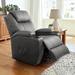 Latitude Run® Faux Leather Power Lift Recliner Chair w/ Massage & Heating Functions Faux Leather/Mildew Resistant/Stain Resistant in Gray | Wayfair