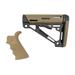 Hogue AR15/M16 Kit Beavertail Grip and OverMold Collapsible Buttstock Rifle Rubber Flat Dark Earth 15356