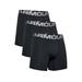 Under Armour UA Charged Cotton 6in Boxer Briefs 3 Pack - Men's Black Extra Large 1363617001XL