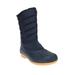 Wide Width Women's Illia Cold Weather Boot by Propet in Navy (Size 9 W)