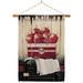 Breeze Decor Country Apple 2-Sided Polyester 40 x 28 in. Flag Set in Brown/Red | 40 H x 28 W x 1 D in | Wayfair BD-FT-HS-117046-IP-BO-03-D-US18-SB